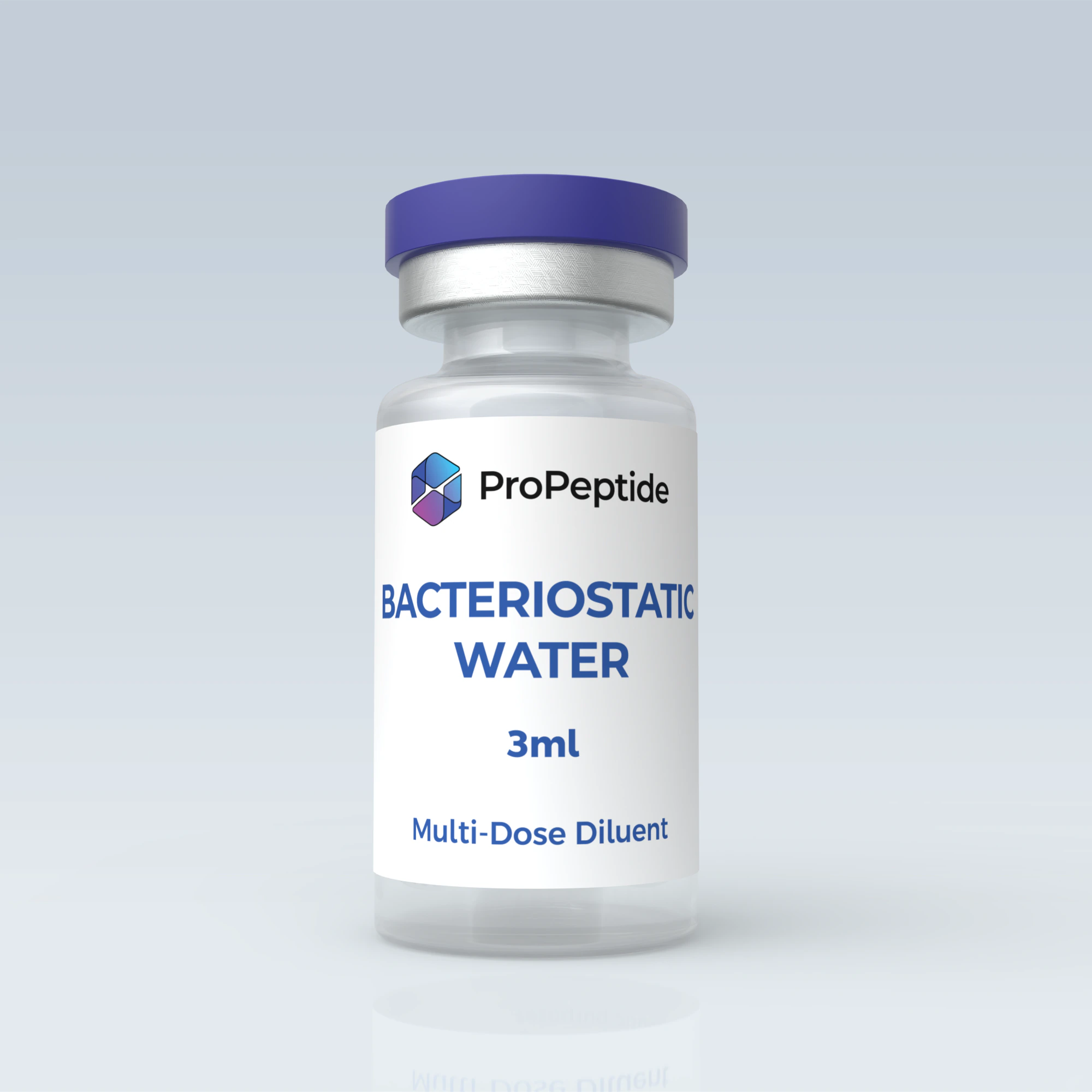 Sterile bacteriostatic water 3ml vial — 0.9% benzyl alcohol